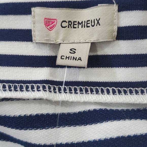 Cremieux Susan Knit  Navy Striped Dress Small - Picture 8 of 10